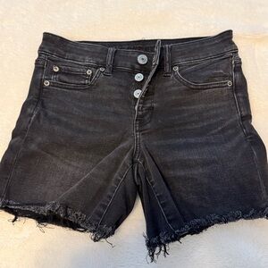 American Eagle Outfitters Black Denim Shorts